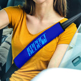 IMPACT BLUE Seat Belt Covers - Blue