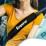 EMPEROR Seat Belt Covers - Black