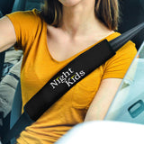 NIGHTKIDS Seat Belt Covers - Black