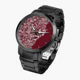 Lee EXCELLENT Stainless Steel Strap Automatic Watch - [Mens] - Crimson