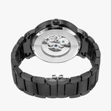 Lee EXCELLENT Stainless Steel Strap Automatic Watch - [Mens] - Black Roses_White BG