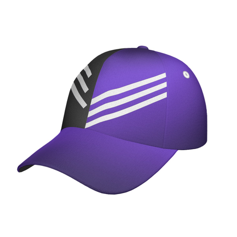 [Purple Lightning] All-Over Print Cap With Box