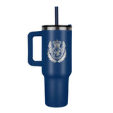 Lidia T8 Crest Laser Engraved Tumbler - 40 oz
