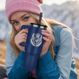 Lidia T8 Crest Laser Engraved Tumbler - 40 oz