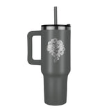 Lidia T8 Shield Crest Laser Engraved Tumbler - 40 oz