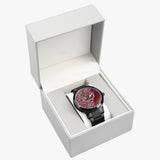 Lee EXCELLENT Stainless Steel Strap Automatic Watch - [Mens] - Crimson