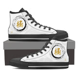 "Kiwami" - Extreme Kanji High Tops Shoes - White - Mens