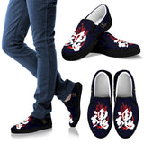 Tamashi - Soul Kanji (Navy) Slip Ons - Mens