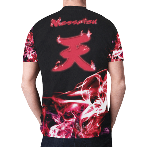 Akuma's "Satsui no Hado" All Over Print T-shirt - 4XL - 5XL - Mens