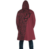 Lee's Excellent Hooded Coat with Unicorn - Black Roses