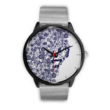 Lee's Excellent Watch with Unicorn - Cobalt Roses