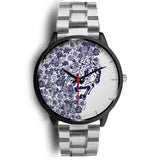 Lee's Excellent Watch with Unicorn - Cobalt Roses