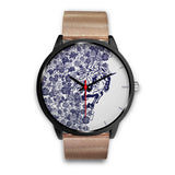 Lee's Excellent Watch with Unicorn - Cobalt Roses