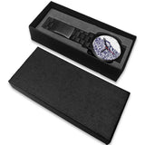 Lee's Excellent Watch with Unicorn - Cobalt Roses
