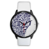 Lee's Excellent Watch with Unicorn - Cobalt Roses