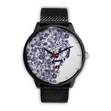 Lee's Excellent Watch with Unicorn - Cobalt Roses