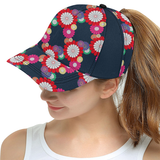 Kiku Floral Pattern All Over Print Hat