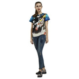 Unicorn Gundam All Over Print T-Shirt - Womens