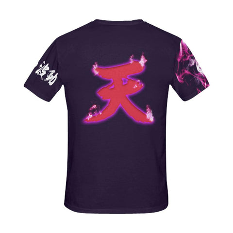 Akuma's "殺意の波動" (Satsui no Hado) All Over Print T-Shirt V1 - Mens