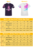 "Sakura" Kanji All Over Print T-Shirt - Womens