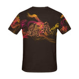 "Ba Qi" Kanji All Over Print T-Shirt - Mens