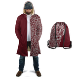 Lee's EXCELLENT Hooded Coat with Unicorn - Crimson [with bag]