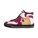 Confucius Shibe Equil High Tops V2 - Midnight Blue/Cherry Red - Womens