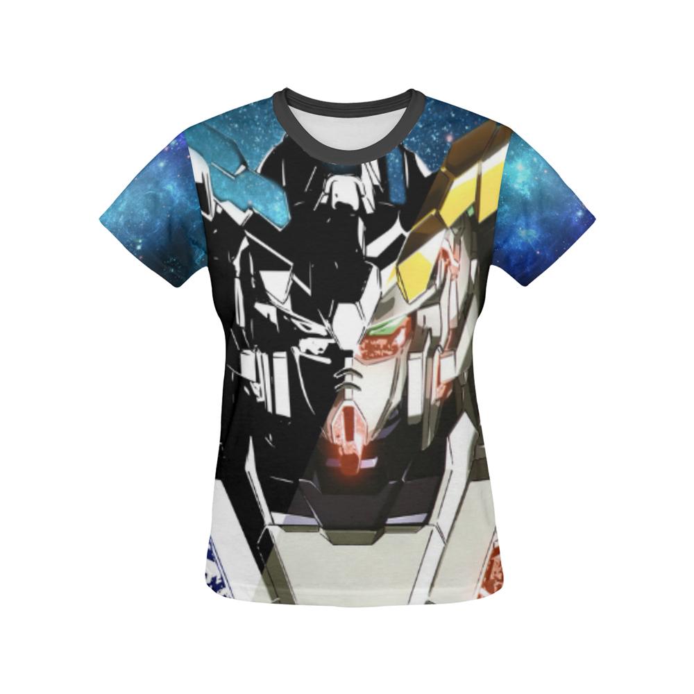 Unicorn Gundam All Over Print T-Shirt - Womens | Equil