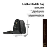 Wing Gundam Leather Saddle Bag - Womens