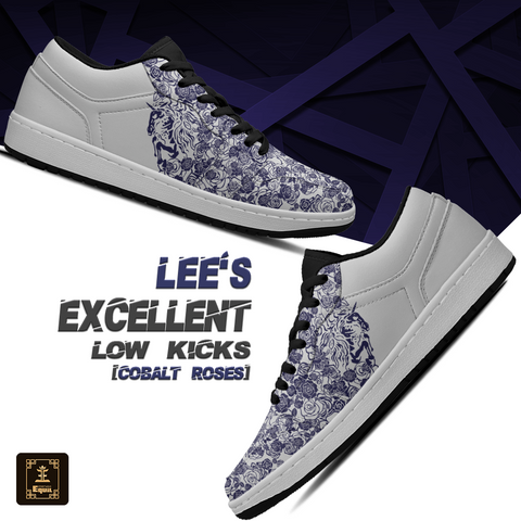 Lee's EXCELLENT Equil Low Kicks w/Unicorn [Cobalt Roses]