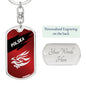 Lidia S. POLSKA Dog Tag Keyring - 1P [V1]