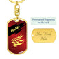 Lidia S. POLSKA Dog Tag Keyring - 1P [V1]