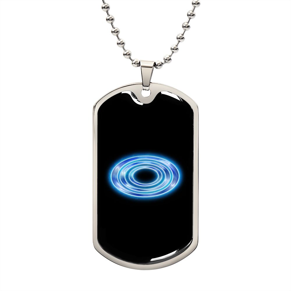 Suiko True Water Rune Dog Tag