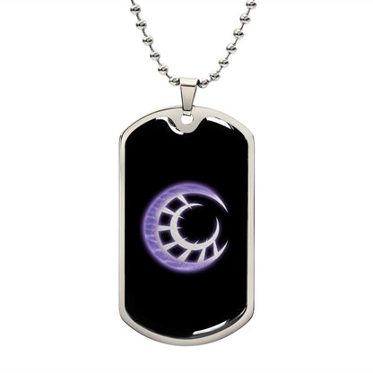 Suiko 2 Moon Rune Dog Tag