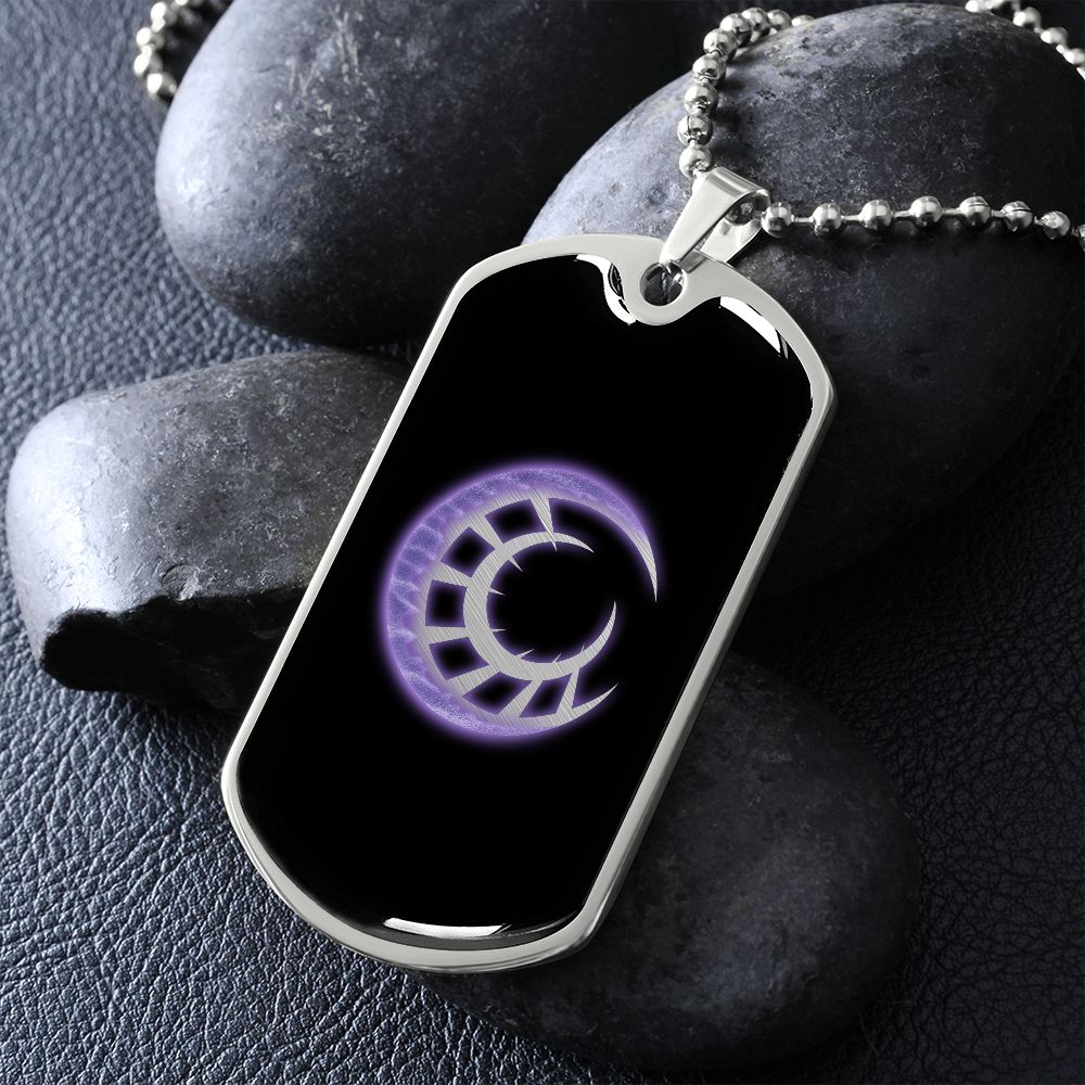 Suiko 2 Moon Rune Dog Tag