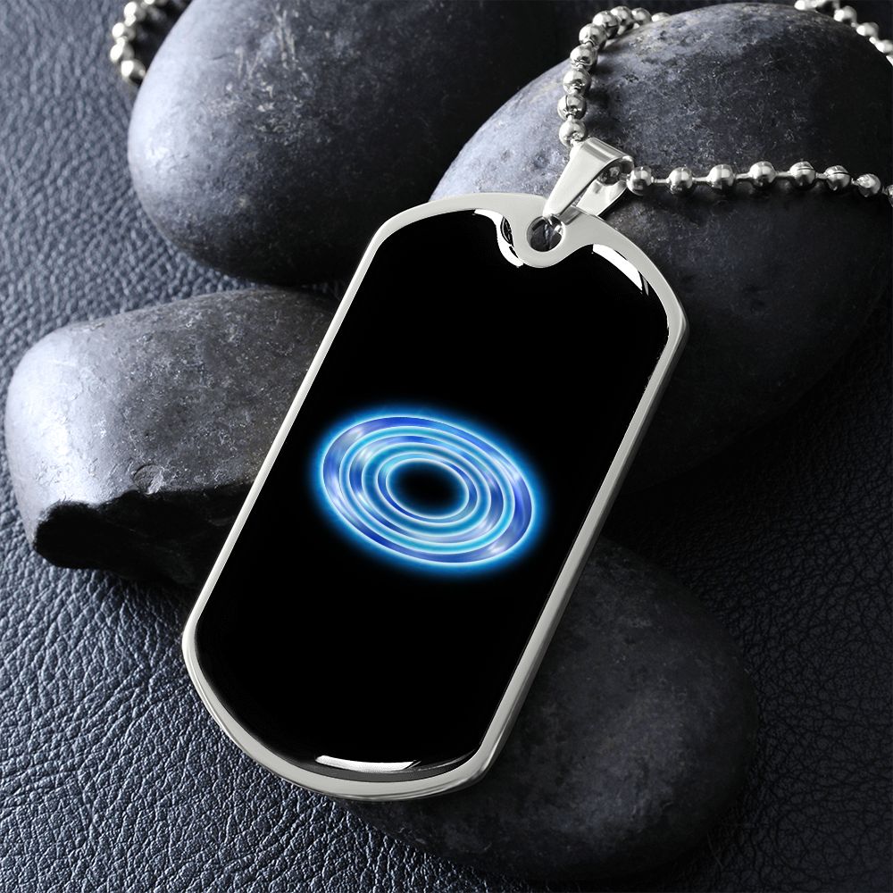 Suiko True Water Rune Dog Tag