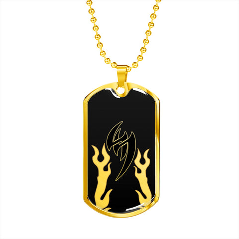 Jin T4 Dog Tag - Black