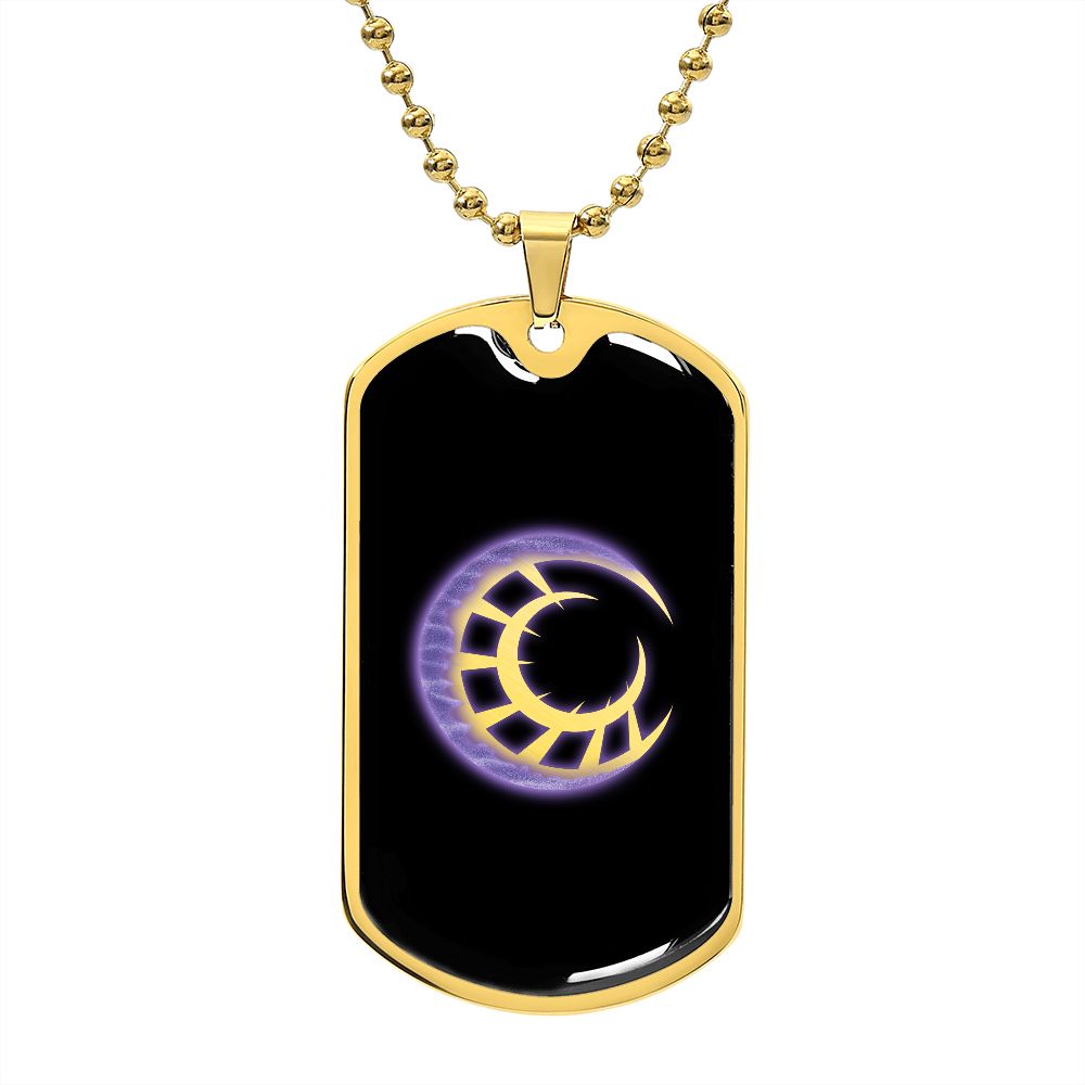 Suiko 2 Moon Rune Dog Tag