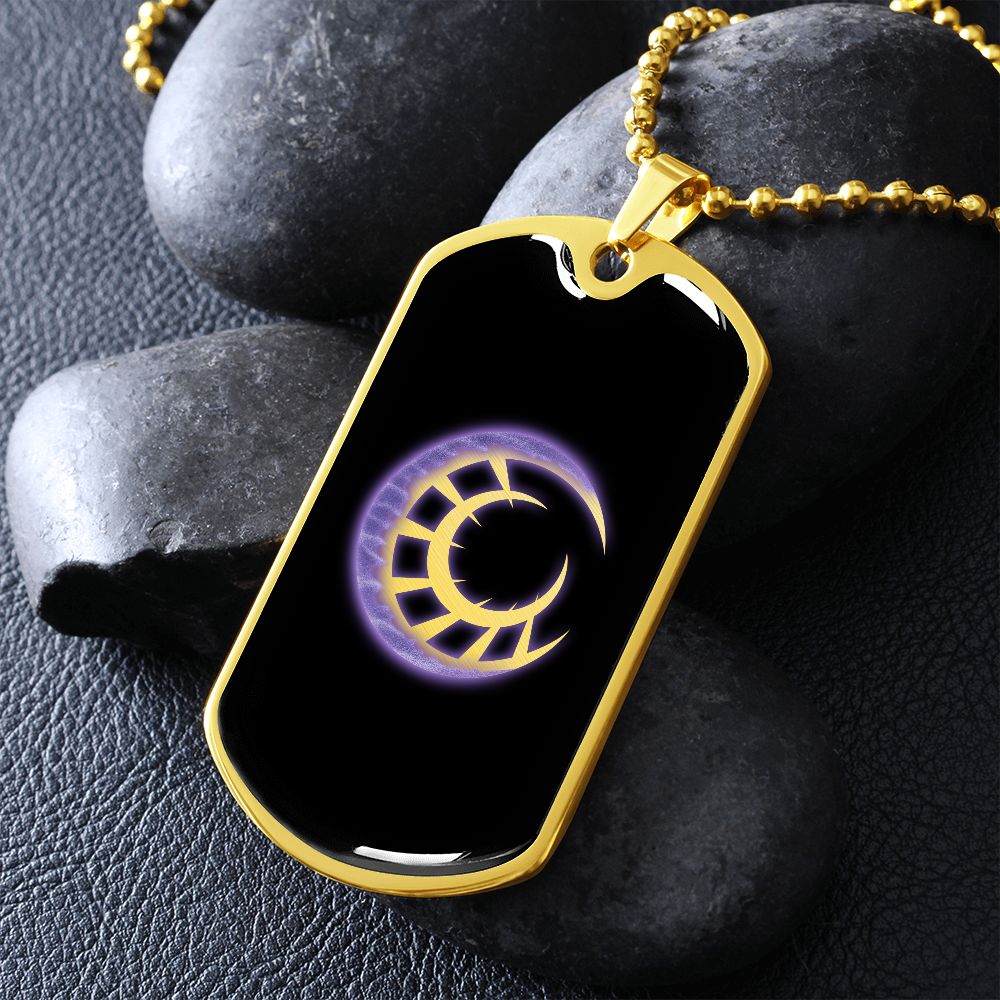 Suiko 2 Moon Rune Dog Tag