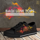 "Ba Qi" Kanji Low Tops - Mens