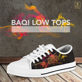 "Ba Qi" Kanji Low Tops - Mens