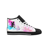 "Bi" - Beauty Kanji Leather High Top Shoes - Womens