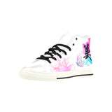 "Bi" - Beauty Kanji Leather High Top Shoes - Womens