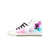 "Bi" - Beauty Kanji Leather High Top Shoes - Womens