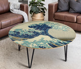 Hokusai Great Wave Coffee Table - Round