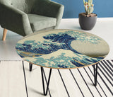 Hokusai Great Wave Coffee Table - Round