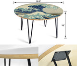 Hokusai Great Wave Coffee Table - Round