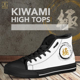 "Kiwami" - Extreme Kanji High Tops Shoes - White - Mens