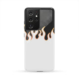 Jin T7 Flame Tough Phone Case - White