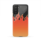 Jin T7 Flame Tough Phone Case - Red